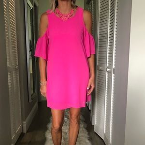 Hot pink dress